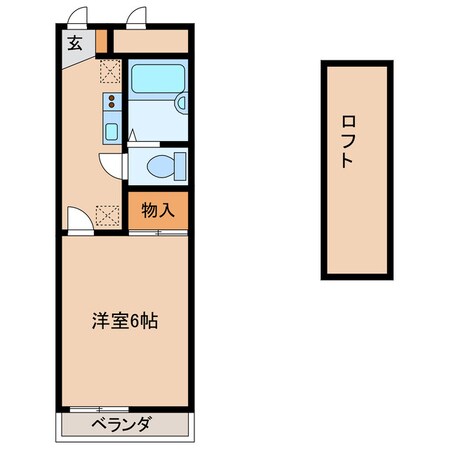 レオパレスオーキッド　Ⅰの物件間取画像